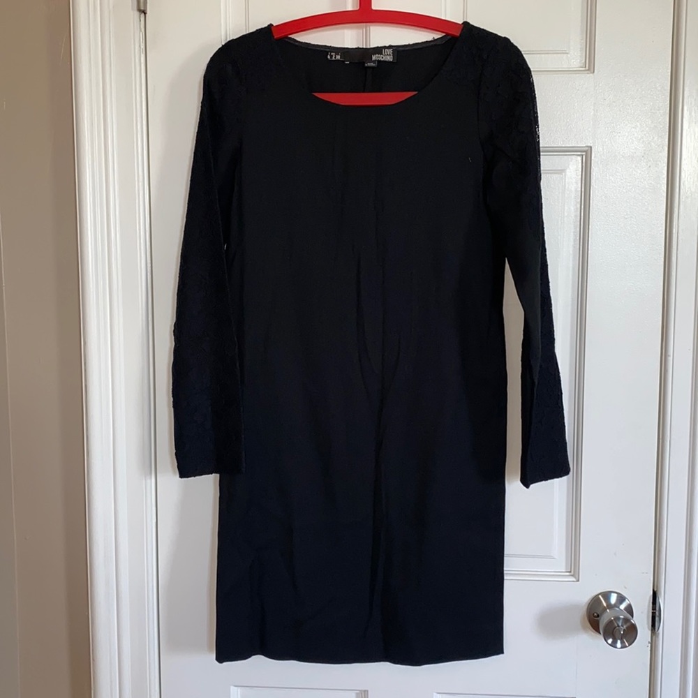 Love Moschino lace black dress